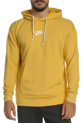 NIKE-Ανδρική φούτερ μπλούζα NIKE HERITAGE HOODIE κίτρινη