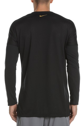 NIKE-Ανδρική μακρυμάνικη μπλούζα NIKE BRTHE RISE 365 TOP LS GX μαύρη