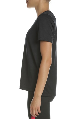 NIKE-Γυναικεία κοντομάνικη μπλούζα NIKE MILER TOP SS JDI μαύρη 