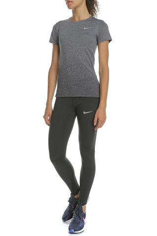 NIKE-Γυναικεία μπλούζα running Nike DRY MEDALIST ανθρακί 