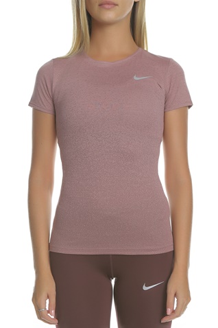 NIKE-Γυναικεία μπλούζα running Nike DRY MEDALIST ροζ