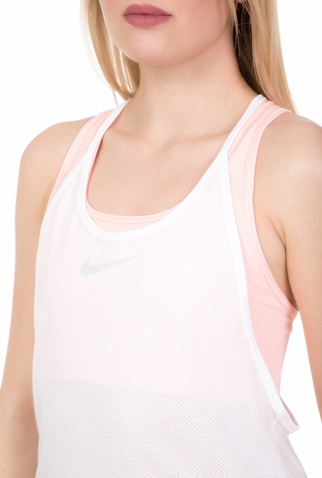 NIKE-Γυναικείο φανελάκι για τρέξιμο Nike Tailwind λευκό
