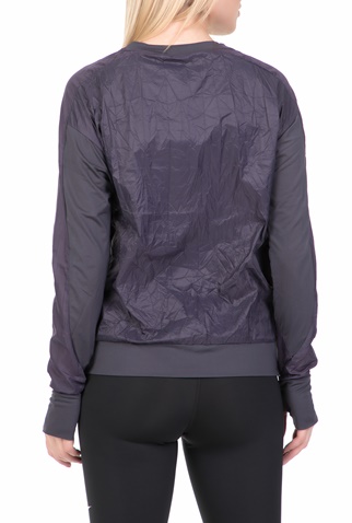 NIKE-Γυναικεία μακρυμάνικη μπλούζα για τρέξιμο Nike SSNL RD ανθρακί