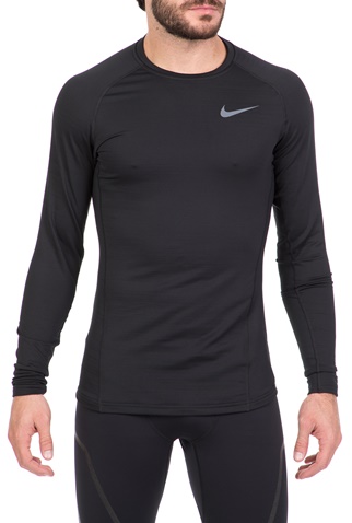 NIKE-Ανδρική μακρυμάνικη μπλούζα THRMA TOP LS μαύρη