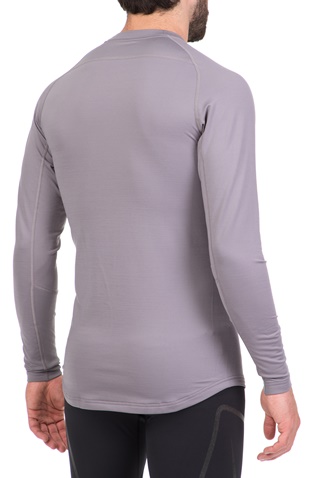 NIKE-Ανδρική μακρυμάνικη μπλούζα THRMA TOP LS γκρι