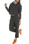 NIKE-Γυναικεία μπλούζα φούτερ NIKE NSW TCH PCK HOODIE PACKABLE μαύρη