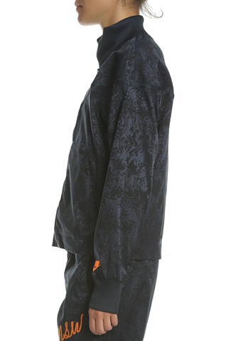 NIKE-Γυναικεία φούτερ ζακέτα NIKE NSW TRACK JKT JACQUARD μπλε με μοτίβο