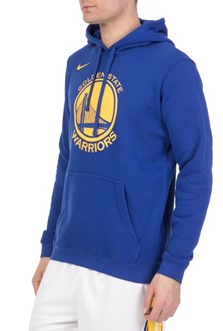 NIKE-Ανδρική μπλούζα με κουκούλα Golden State Warriors Nike Logo NBA μπλε