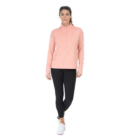 NIKE-Γυναικεία μακρυμάνκη μπλούζα NIKE ELMNT TOP ροζ