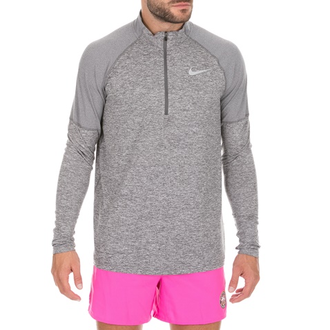 NIKE-Ανδρική μπλούζα Nike Element Men's 1/2-Zip Run γκρι