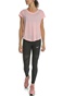 NIKE-Γυναικεία κοντομάνικη μπλούζα TAILWIND TOP SS COOL LX ροζ 