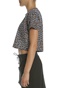 NIKE-Γυναικεία κοντομάνικη μπλούζα NIKE NSW TOP SS CROP JDI με print
