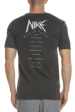NIKE-Ανδρική κοντομάνικη μπλούζα NIKE DRY TEE METAL ανθρακί