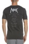 NIKE-Ανδρική κοντομάνικη μπλούζα NIKE DRY TEE METAL ανθρακί