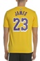 NIKE-Ανδρική κοντομάνικη μπλούζα NIKE LeBron James Los Angeles Lakers κίτρινη