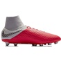 NIKE-Ανδρικά παπούτσια football NIKE Hypervenom III Academy Dynamic Fit AG-Pro κόκκινα γκρι