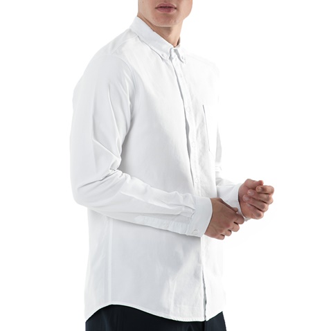 AMERICAN VINTAGE-Ανδρικό πουκάμισο American Vintage λευκό 