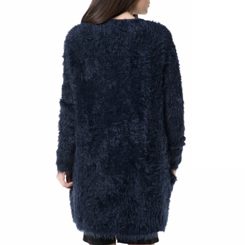 REPLAY-Γυναικεία γούνινη ζακέτα Replay μπλε