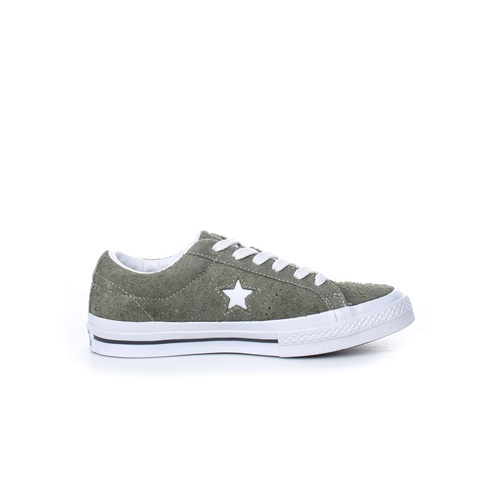 CONVERSE-Παιδικά σουέντ sneakers Converse ONE STAR χακί