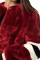 GAS-Γυναικείο γούνινο jacket  GAS GIUBBINI DELIZIA κόκκινο