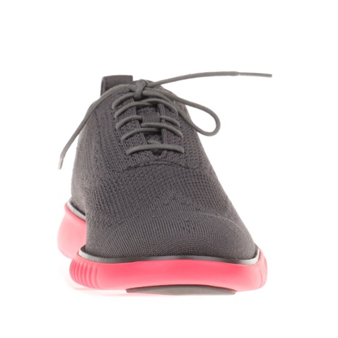 COLE HAAN-Ανδρικά παπούτσια oxford COLE HAAN 2.ZEROGRAND STCHLTE ανθρακί-κόκκινο