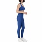 BAYA-Σετ γυναικείο αθλητικό κολάν και μπουστάκι Baya μπλε