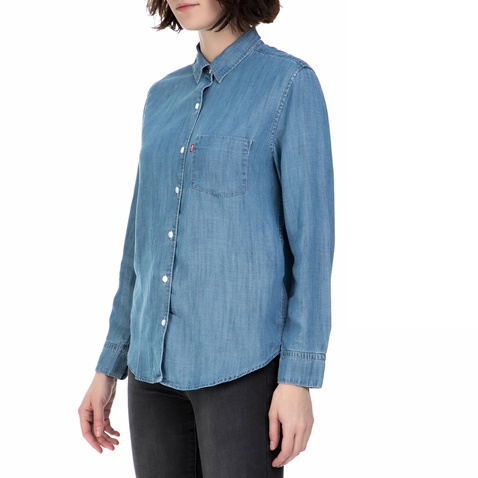 LEVI'S-Γυναικείο τζιν πουκάμισο Levi's μπλε