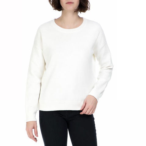 LEVI'S-Γυναικείο πουλόβερ Levi's λευκό