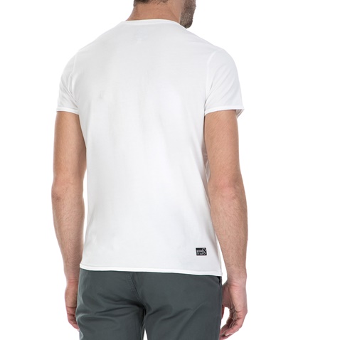 BASEHIT-Ανδρική κοντομάνικη μπλούζα Basehit λευκή