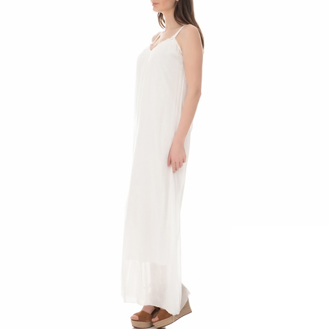 BRAEZ-Γυναικείο μάξι φόρεμα BRAEZ λευκό