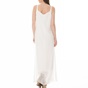 BRAEZ-Γυναικείο μάξι φόρεμα BRAEZ λευκό