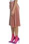 SCOTCH & SODA-Γυναικεία midi πλισέ φούστα SCOTCH & SODA ροζ μεταλλιζέ