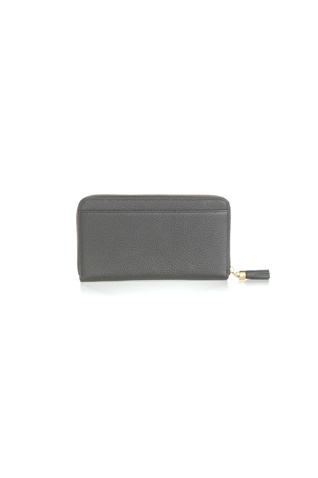 TED BAKER-Γυναικείο πορτοφόλι SHEEA TASSEL ZIP AROUND MATINEE σκούρο γκρι