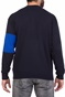 CALVIN KLEIN JEANS-Ανδρική πλεκτή μπλούζα COLOR BLOCK CKJ LOGO μπλε