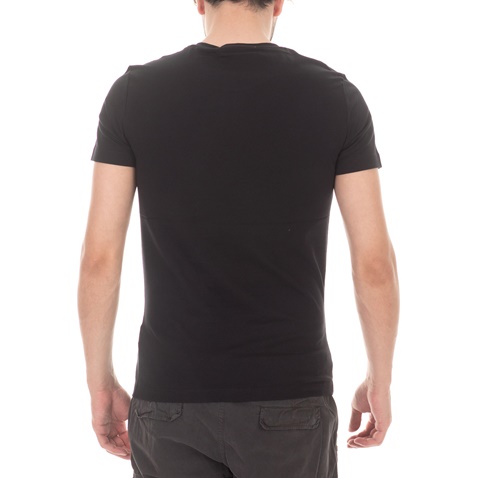 CALVIN KLEIN JEANS-Ανδρική κοντομάνικη μπλούζα CALVIN KLEIN JEANS BOX LOGO μαύρη