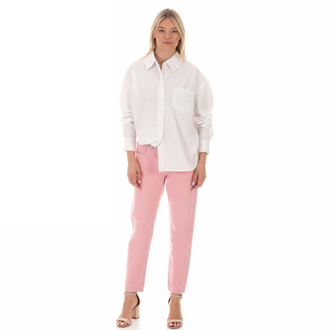 AMERICAN VINTAGE-Γυναικείο πουκάμισο AMERICAN VINTAGE λευκό