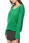 AMERICAN VINTAGE-Γυναικεία μακρυμάνικη μπλούζα AMERICAN VINTAGE πράσινη