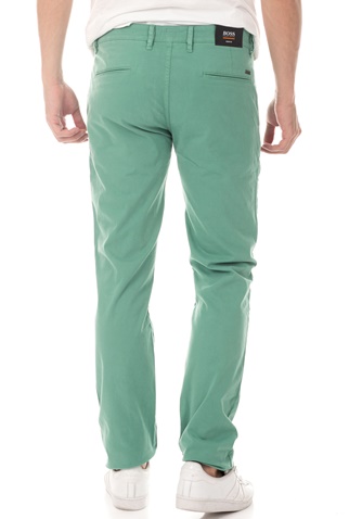 BOSS-Ανδρικό chino παντελόνι BOSS Schino-Slim πράσινο
