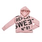 REPLAY-Παιδική μπλούζα με κουκούλα Replay ροζ 
