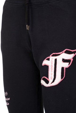 FRANKLIN & MARSHALL-Γυναικείο παντελόνι φόρμας FRANKLIN & MARSHALL μαύρο