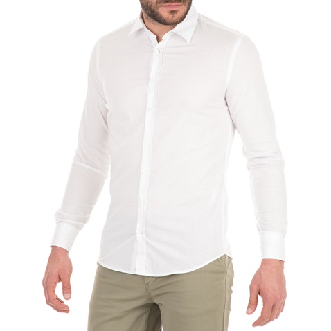 SSEINSE-Ανδρικό πουκάμισο SSEINSE CAMICIA λευκό