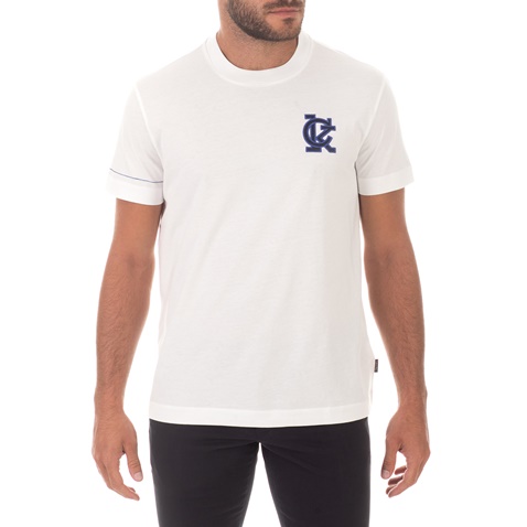 CK-Ανδρική κοντομάνικη μπλούζα CK JARAC λευκή