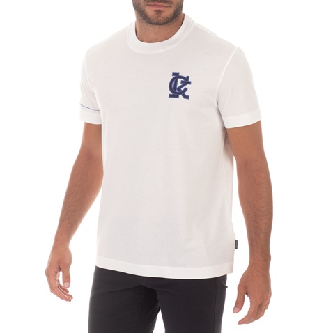 CK-Ανδρική κοντομάνικη μπλούζα CK JARAC λευκή