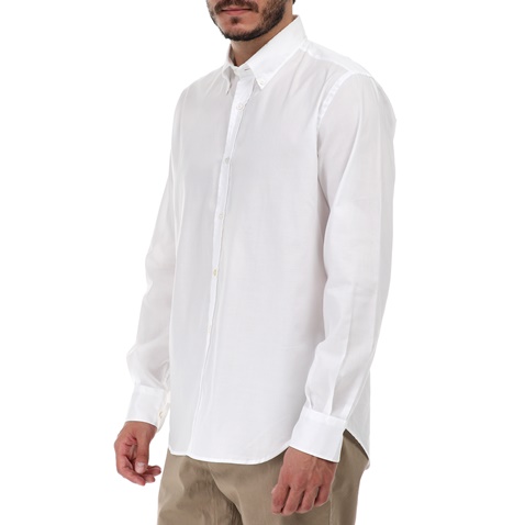 BROOKSFIELD-Ανδρικό πουκάμισο BROOKSFIELD λευκό