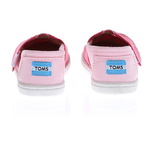 TOMS-Βρεφικές εσπαντρίγιες TOMS ροζ με καρό μοτίβο 