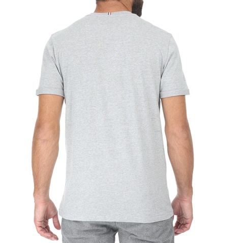 LES DEUX-Ανδρική κοντομάνικη μπλούζα LES DEUX γκρι