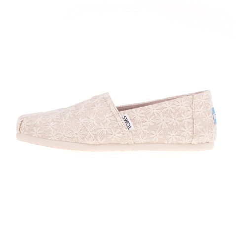 TOMS-Παιδικά slip-ons TOMS NATURAL DAISY μπεζ