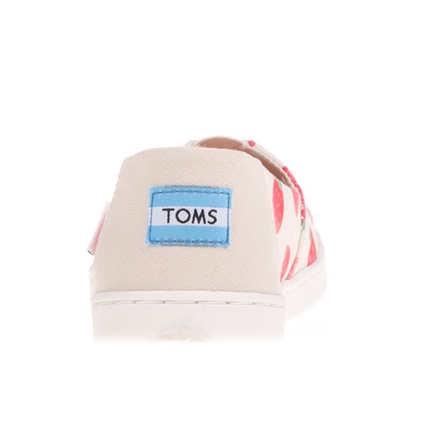 TOMS-Παιδικά slip-ons TOMS BIRCH STRAWBERRIES μπεζ με print