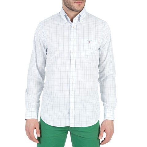 GANT-Ανδρικό μακρυμάνικο πουκάμισο GANT με μοτίβο 