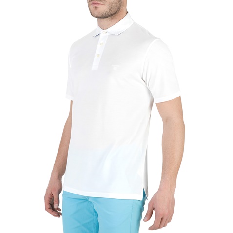 GANT-Ανδρική πόλο μπλούζα GANT λευκή 